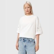 Picture of ALLSAINTS WOMEN'S LOLA AMELIE T-SHIRT OPTIC WHITE 1