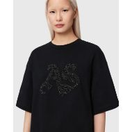 Picture of ALLSAINTS WOMEN'S ICON AMELIE T-SHIRT BLACK 3