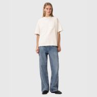 Picture of ALLSAINTS WOMEN'S INSIGNIA ETTA T-SHIRT MALLOW WHITE 4