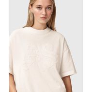 Picture of ALLSAINTS WOMEN'S INSIGNIA ETTA T-SHIRT MALLOW WHITE 3