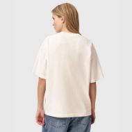 Picture of ALLSAINTS WOMEN'S INSIGNIA ETTA T-SHIRT MALLOW WHITE 2