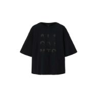 Picture of ALLSAINTS WOMEN'S STACKS AMELIE T-SHIRT BLACK 6