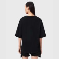 Picture of ALLSAINTS WOMEN'S STACKS AMELIE T-SHIRT BLACK 2