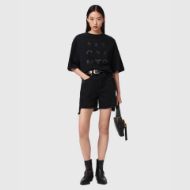 Picture of ALLSAINTS WOMEN'S STACKS AMELIE T-SHIRT BLACK 5