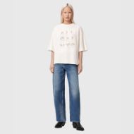 Picture of ALLSAINTS WOMEN'S STACKS AMELIE T-SHIRT OPTIC WHITE 4