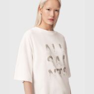 Picture of ALLSAINTS WOMEN'S STACKS AMELIE T-SHIRT OPTIC WHITE 3