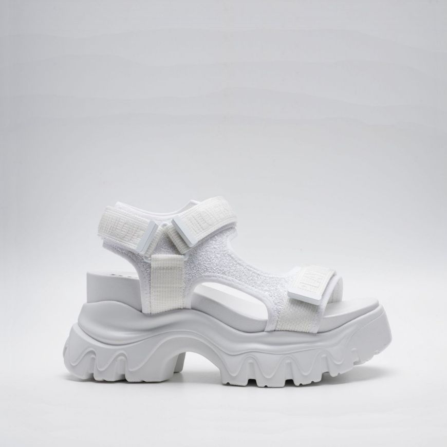 Picture of REPLAY WOMEN'S JUYCE HIGH BRIGHT SANDALS IN WHITE