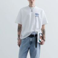 Снимка на REPLAY МЪЖКА БЛУЗА COTTON T-SHIRT В БЯЛО 1