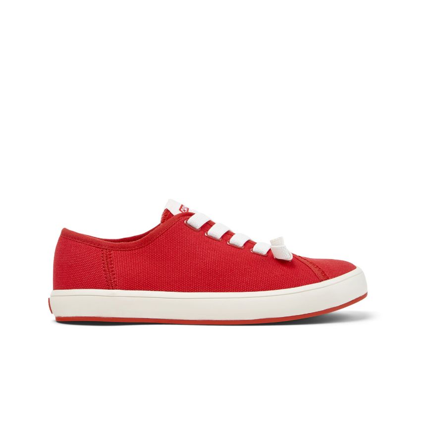 Picture of CAMPER WOMEN'S PEU RAMBLA II SNEAKERS IN RED