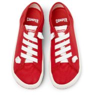Picture of CAMPER WOMEN'S PEU RAMBLA II SNEAKERS IN RED 3