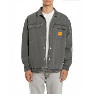 Снимка на REPLAY МЪЖКА РИЗА INC. COTTON DENIM SHIRT В СИВ 1