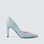 Снимка на REPLAY ДАМСКИ ОБУВКИ  MARTINE DENIM 3 POINTED-TOE PUMPS В СВЕТЪЛ ДЕНИМ 1