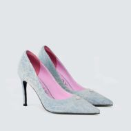 Снимка на REPLAY ДАМСКИ ОБУВКИ  MARTINE DENIM 3 POINTED-TOE PUMPS В СВЕТЪЛ ДЕНИМ 2