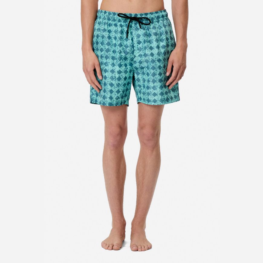 Снимка на DIRTY LAUNDRY МЪЖКИ БАНСКИ THE GEOMETRIC SWIM TRUNKS TEAL