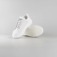 Снимка на JOHN RICHMOND МЪЖКИ ОБУВКИ JR ONE LEATHER SNEAKERS WITH MICROHOLES AND METAL PLATE - БЯЛО 4