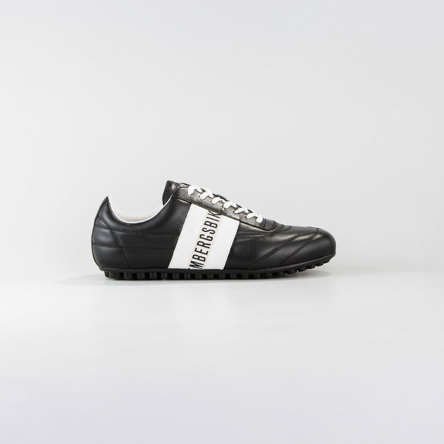 Снимка на BIKKEMBERGS МЪЖКИ ОБУВКИ SOCKER LEATHER SNEAKERS - ЧЕРНО/БЯЛО