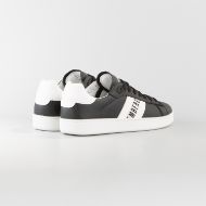 Снимка на BIKKEMBERGS МЪЖКИ ОБУВКИ RECOBA LEATHER SNEAKERS - ЧЕРНО/БЯЛО 4