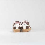 Снимка на BIKKEMBERGS ДАМСКИ ОБУВКИ RECOBA MIX LEATHER SNEAKERS WITH LOGO TAPE - КАКАО/ БОНБОНОВО РОЗОВО/ БЯЛО 5