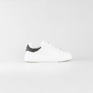 Снимка на JOHN RICHMOND ДАМСКИ ОБУВКИ JR ONE LEATHER SNEAKERS WITH METAL ACCESSORY LACES - БЯЛО/ЧЕРНО 1