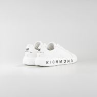 Снимка на JOHN RICHMOND ДАМСКИ ОБУВКИ JR ONE LEATHER SNEAKERS WITH METAL ACCESSORY AND LOGO PRINT - БЯЛО 4