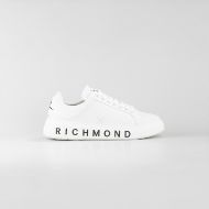 Снимка на JOHN RICHMOND МЪЖКИ ОБУВКИ JR ONE LEATHER SNEAKERS WITH METAL ACCESSORY AND LOGO PRINT - БЯЛО 1