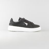 Снимка на JOHN RICHMOND МЪЖКИ ОБУВКИ JR ONE LEATHER SNEAKERS WITH MICROHOLES AND METAL PLATE - ЧЕРНО 1
