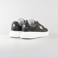 Снимка на JOHN RICHMOND МЪЖКИ ОБУВКИ JR ONE LEATHER SNEAKERS WITH MICROHOLES AND METAL PLATE - ЧЕРНО 4