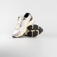 Снимка на CNC COSTUME NATIONAL МЪЖКИ ОБУВКИ QS.89 LEATHER AND FABRIC SNEAKERS WITH USED EFFECT - БЯЛО/ ЧЕРНО 3