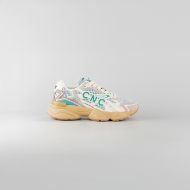 Снимка на CNC COSTUME NATIONAL ДАМСКИ ОБУВКИ QS.89 LEATHER AND FABRIC SNEAKERS - БЯЛО/ ТИФАНИ/ КАМЪК/БЯЛО 1