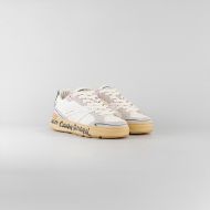Снимка на CNC COSTUME NATIONAL ДАМСКИ ОБУВКИ NW.89 LEATHER AND FABRIC SNEAKERS WITH GRAPHIC PRINT  - БЯЛО/ БАР 2