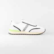 Снимка на BIKKEMBERGS МЪЖКИ ОБУВКИ IGNITE SUEDE AND FABRIC SNEAKERS - БЯЛО/ЧЕРНО/СРЕБРИСТО 1