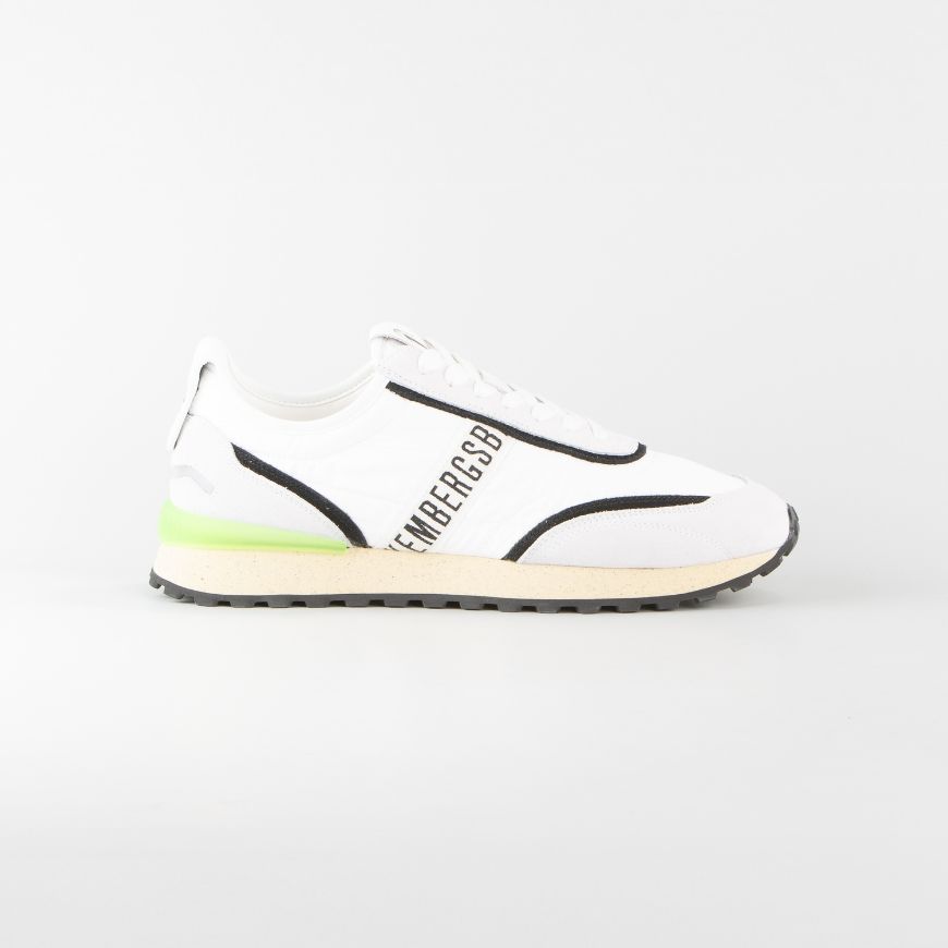 Снимка на BIKKEMBERGS МЪЖКИ ОБУВКИ IGNITE SUEDE AND FABRIC SNEAKERS - БЯЛО/ЧЕРНО/СРЕБРИСТО