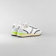 Снимка на BIKKEMBERGS МЪЖКИ ОБУВКИ IGNITE SUEDE AND FABRIC SNEAKERS - БЯЛО/ЧЕРНО/СРЕБРИСТО 4