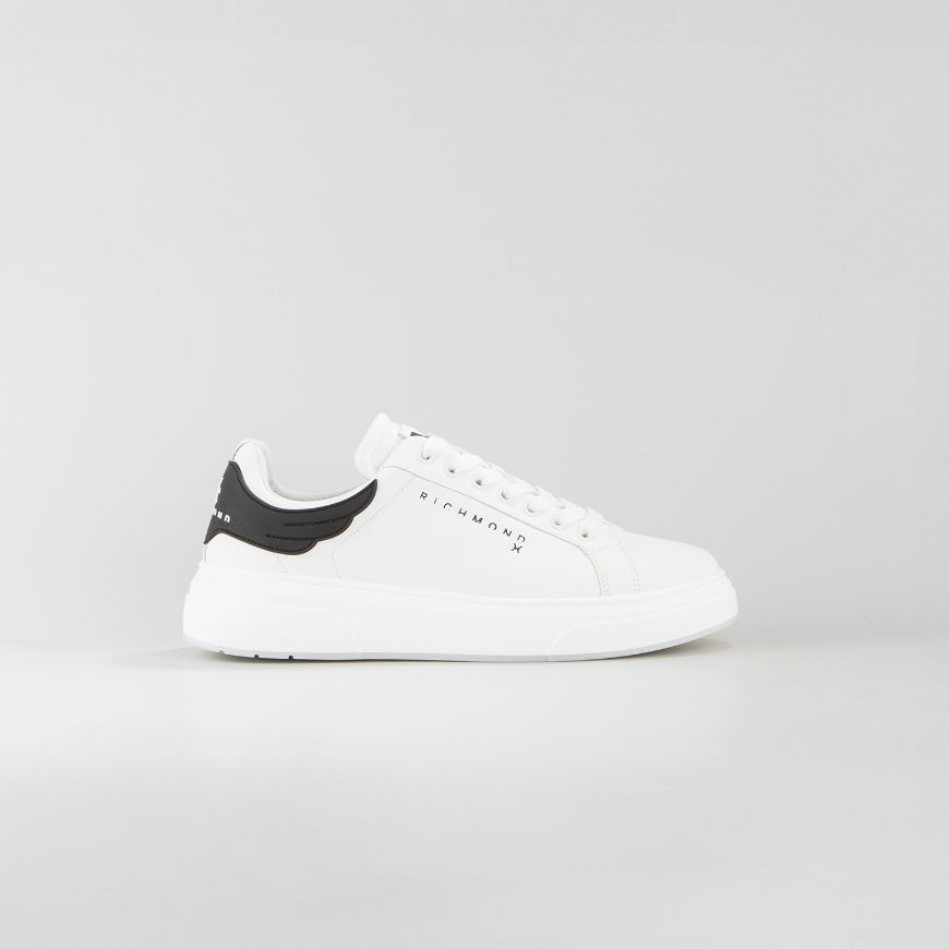 Снимка на JOHN RICHMOND МЪЖКИ ОБУВКИ JR ONE LEATHER SNEAKERS - БЯЛО/ЧЕРНО