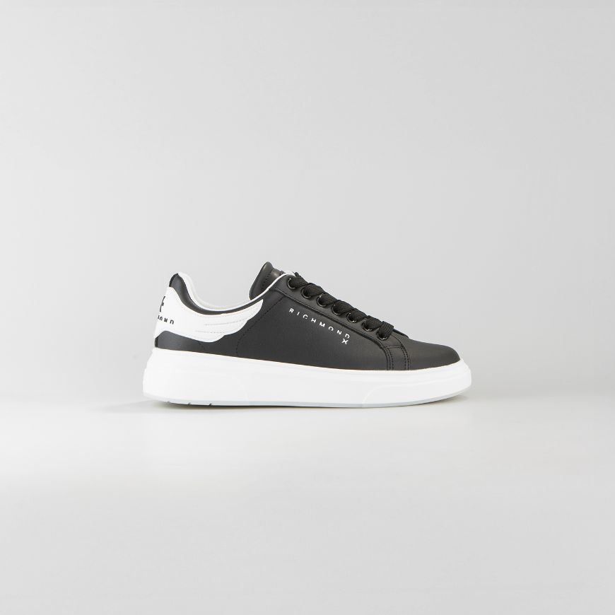 Снимка на JOHN RICHMOND ДАМСКИ ОБУВКИ JR ONE LEATHER SNEAKERS - ЧЕРНО/БЯЛО