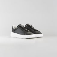 Снимка на JOHN RICHMOND ДАМСКИ ОБУВКИ JR ONE LEATHER SNEAKERS WITH METAL ACCESSORY LACES - ЧЕРНО/БЯЛО 2