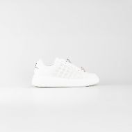 Снимка на JOHN RICHMOND ДАМСКИ ОБУВКИ JR ONE LEATHER SNEAKERS WITH STRASS CHARMS AND MICROHOLES - БЯЛО 1
