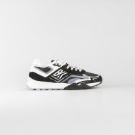 Снимка на BIKKEMBERGS МЪЖКИ ОБУВКИ RETRO MIX LEATHER AND FABRIC SNEAKERS - ЧЕРНО/БЯЛО 1