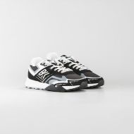 Снимка на BIKKEMBERGS МЪЖКИ ОБУВКИ RETRO MIX LEATHER AND FABRIC SNEAKERS - ЧЕРНО/БЯЛО 2