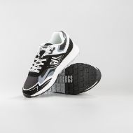 Снимка на BIKKEMBERGS МЪЖКИ ОБУВКИ RETRO MIX LEATHER AND FABRIC SNEAKERS - ЧЕРНО/БЯЛО 3