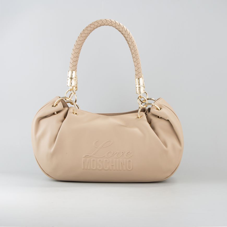 Снимка на LOVE MOSCHINO ДАМСКА ШОПЪР ЧАНТА CHUNKY LOOP В БЕЖОВО