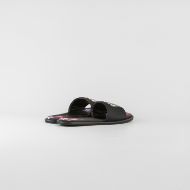 Picture of LOVE MOSCHINO WOMEN'S SHELLY FLAT SANDALS IN BLACK 4