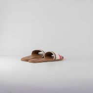 Picture of LOVE MOSCHINO WOMEN'S CROCHED EFFECT SHELLY SANDALS IN IVORY 4