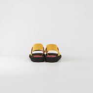 Picture of LOVE MOSCHINO WOMEN'S SOFT ELASTIC SANDALS IN ORANGE 5