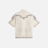 Снимка на SCOTCH&SODA МЪЖКА РИЗА EMBROIDERED SEERSUCKER RELAXED-FIT SHORT-SLEEVED В БЯЛО 2