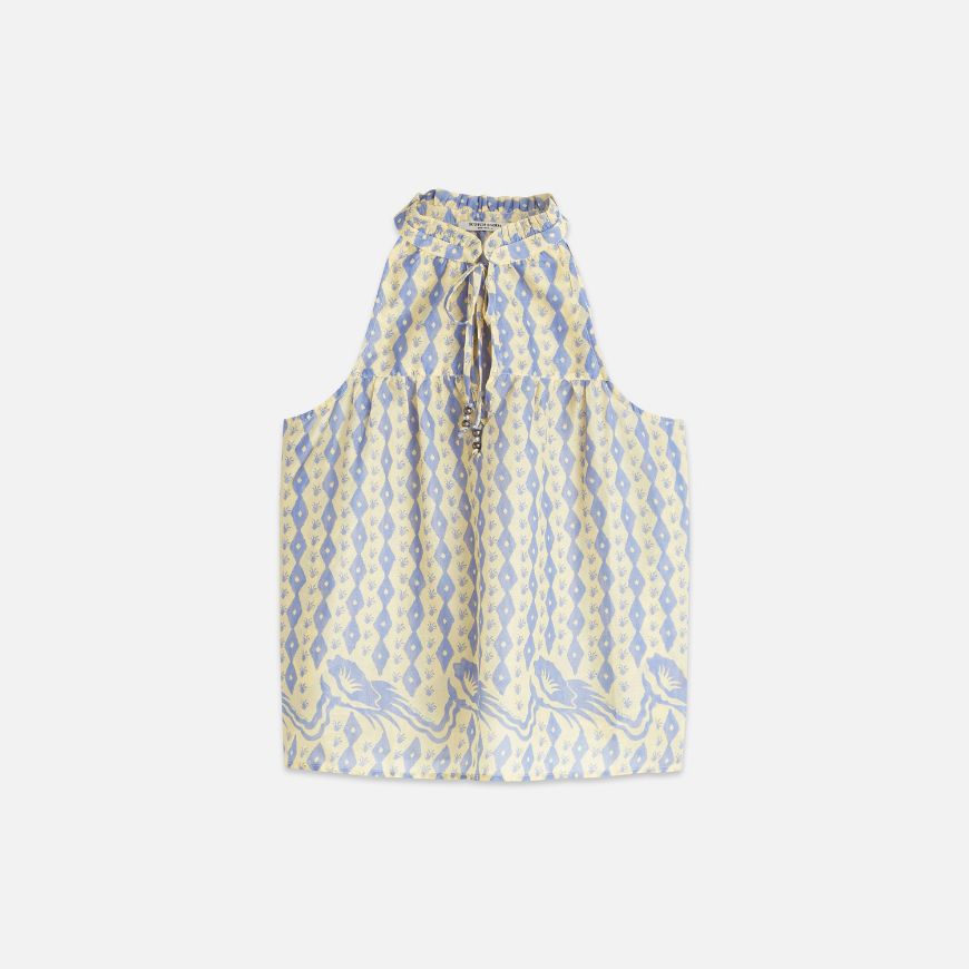Снимка на SCOTCH&SODA ДАМСКИ ТОП COTTON VOILE SUMMER TANK В КОМБИНАЦИЯ