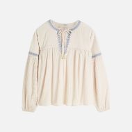 Снимка на SCOTCH&SODA ДАМСКА РИЗА COTTON CREPE BLOUSE WITH EMBROIDERED DETAILS В БЕЖОВО 1