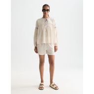 Снимка на SCOTCH&SODA ДАМСКА РИЗА COTTON CREPE BLOUSE WITH EMBROIDERED DETAILS В БЕЖОВО 7
