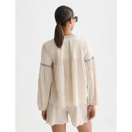 Снимка на SCOTCH&SODA ДАМСКА РИЗА COTTON CREPE BLOUSE WITH EMBROIDERED DETAILS В БЕЖОВО 5