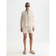 Снимка на SCOTCH&SODA ДАМСКИ БЕРМУДИ EMBROIDERED COTTON CREPE В БЕЖОВО 7